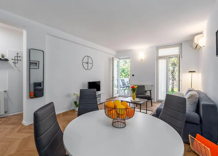 Malerisches Mit Mediterranem Garten - Nur 450 Meter Zum 公寓 *